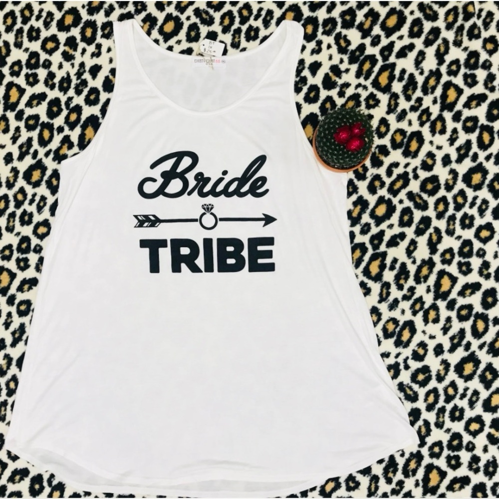 White Bride Tribe Tank Top